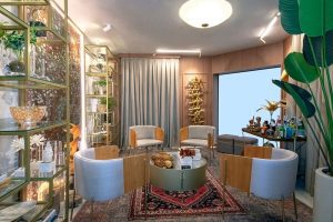 7ª Mostra Espaço Decor em Brusque / Ambiente: Hall / Gouveia e Bertoldi / MDF Jequitibá