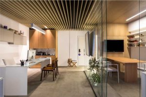 Ambiente: Escritório | Arquiteta Gabriela Casagrande | MDFs Chenin Blanc e Argel